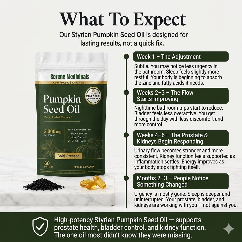 Austrian Pumpkin Seed Oil - 60 Soft Gels