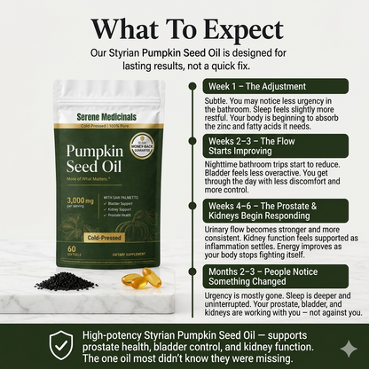 Austrian Pumpkin Seed Oil - 60 Soft Gels