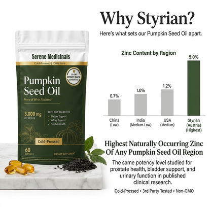 Austrian Pumpkin Seed Oil - 60 Soft Gels
