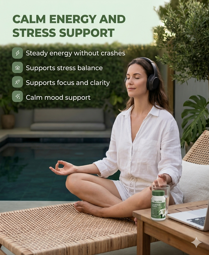 Rhodiola Rosea Golden Root Adaptogen Capsules  - for Stress Support, Gut Health, And Anxiety